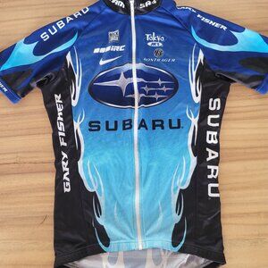 Subaru-Fisher team cycling jersey women's size XS
